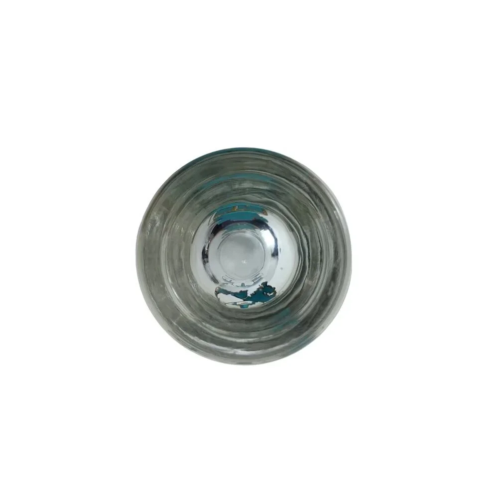 Cape Cod Massachusetts Shot Glass Aqua Gold Turquoise Vintage